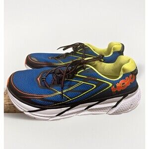Size 12 - Hoka One One Clifton 3 Blue Yellow Orange Men’s